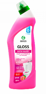 Чистящий гель для ванны и туалета "Gloss pink" (флакон 1000 мл) арт. 125544