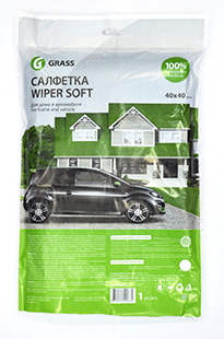 Салфетка WIPER SOFT (100% микрофибра 40*40) (упаковка 1шт),арт.IT-0352