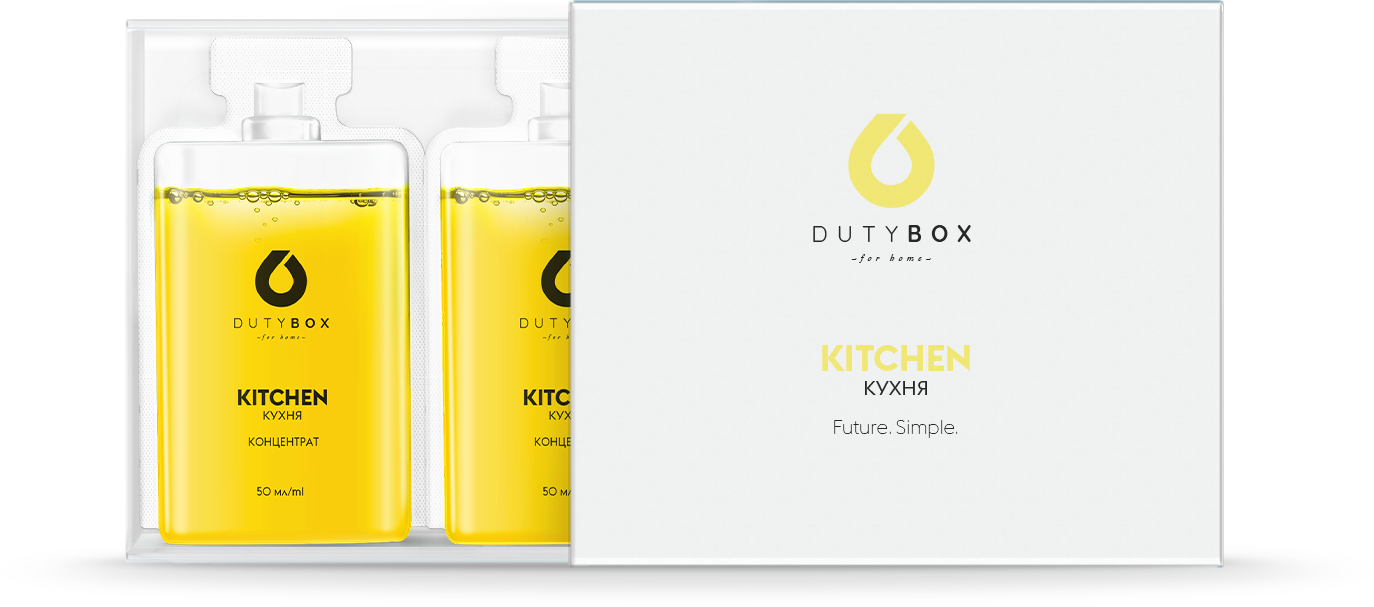 DutyBox KITCHEN Концентрат - Средство для удаления жира и нагара, 2x50 мл (арт. db-1006)