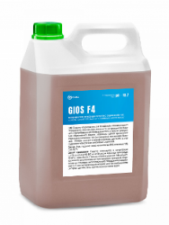 GIOS F 4 щелочное пенное моющее средство с содержанием ЧАС (канистра 5 л)(арт. 550033)