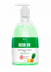 Дезинфицирующее средство на основе изопропилового спирта DESO C9 гель (ананас) (флакон 500 мл) арт. 125558