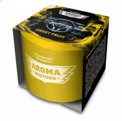 Ароматизатор гелевый «Aroma Motors» SWEET FRUIT в картонной упаковке(круглый) 100мл арт. AC-0170