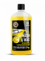 Автошампунь с карнаубским воском Wash & Wax (флакон 500мл) арт. 110409