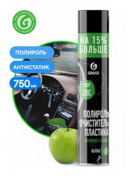 Полироль-очиститель пластика "Dashboard Cleaner" матовый блеск, яблоко (аэрозоль 750 мл) арт. 120107-5
