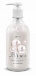 Жидкое крем-мыло Milana жемчужное с дозатором (флакон 500 мл),арт.126200
