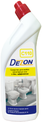 C110 Дезинфицирующий чистящий гель 750мл, Дезон C110-750