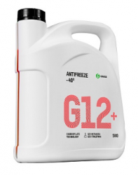 Жидкость охлаждающая низкозамерзающая Grass Антифриз G12+ -40, 5кг (арт. 110332)
